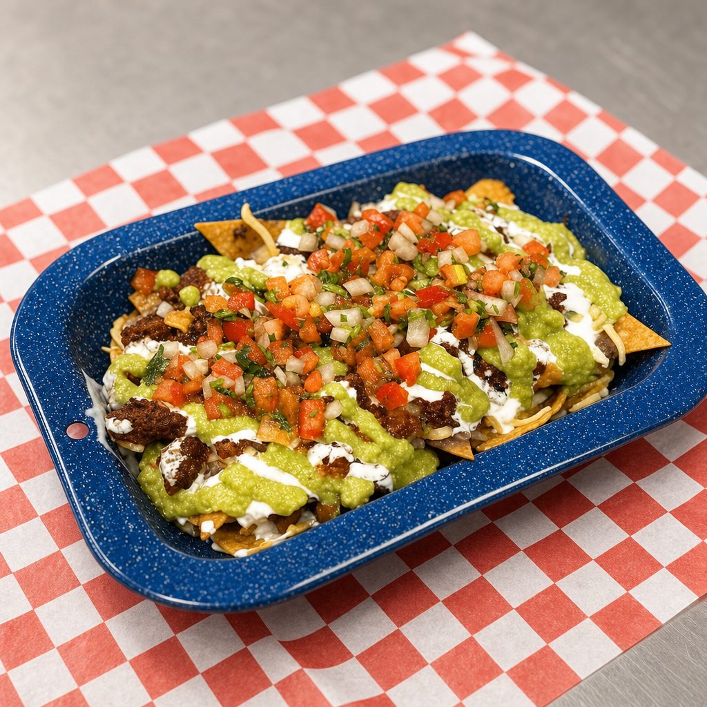 Lunch Bistec Loaded Chips.