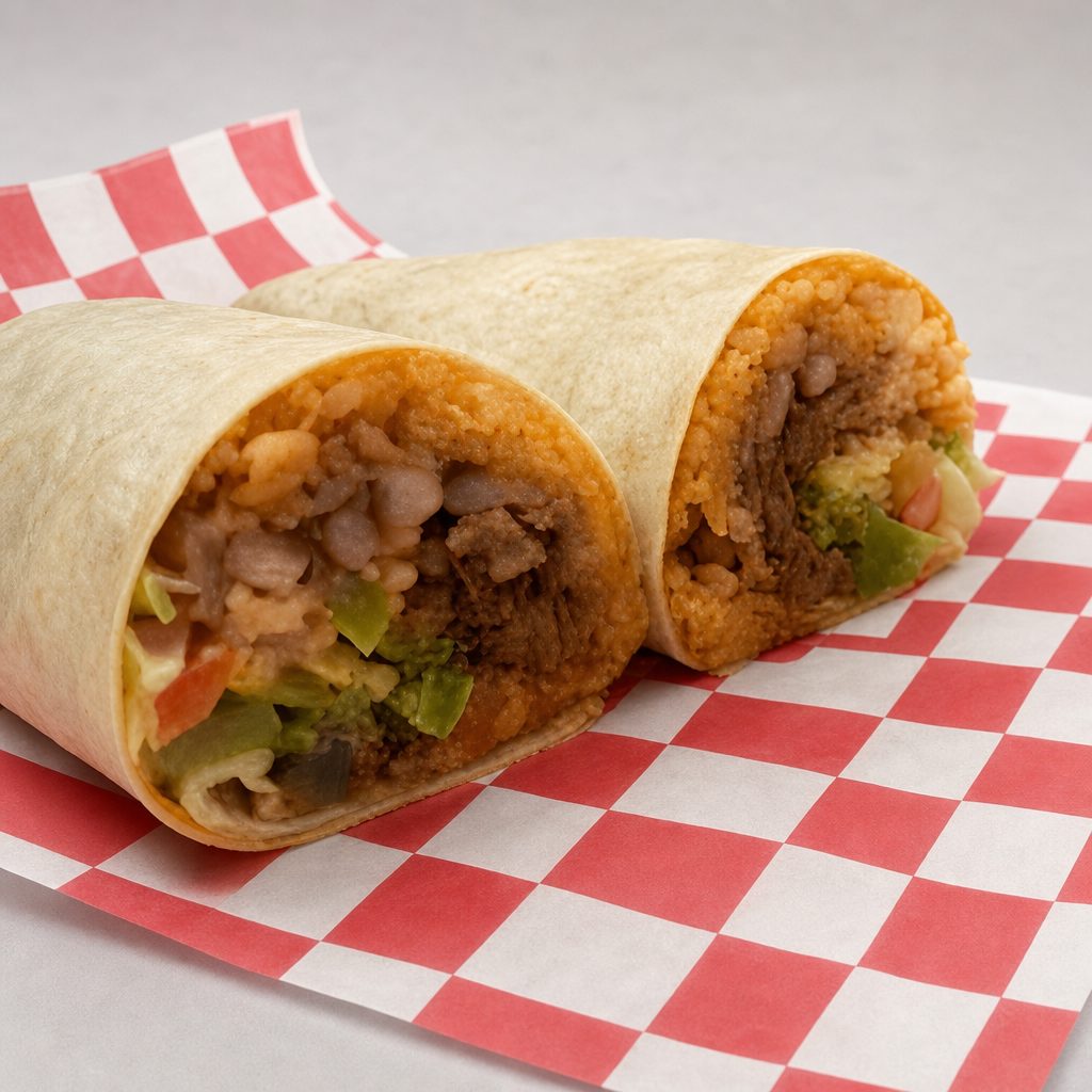 Lunch Pollo Burrito.