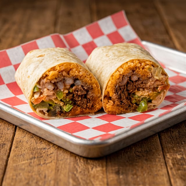 Lunch Pollo Burrito.