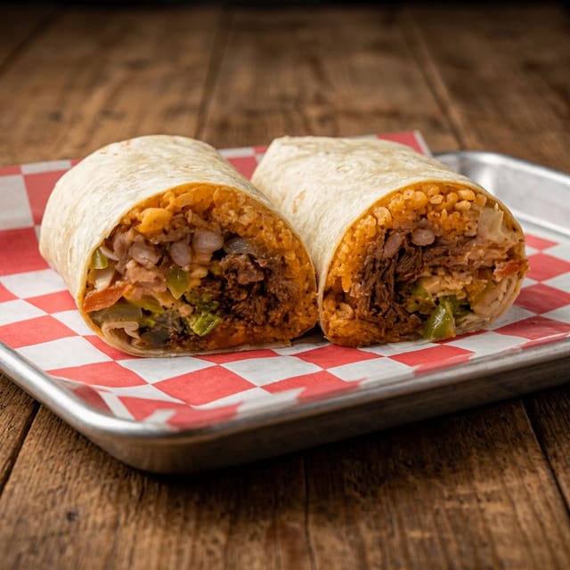Barbacoa Burrito.